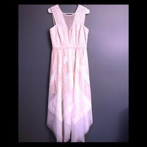 BCBG Andi Lace White Dress